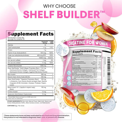 Premium Women's Creatine Supplement with Collagen & Vitamins