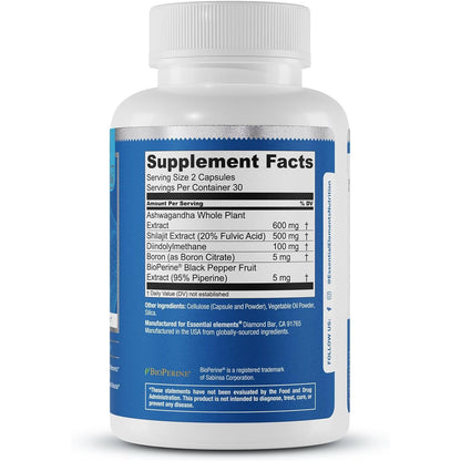 Natural Testosterone Boost Supplement 60 Capsules