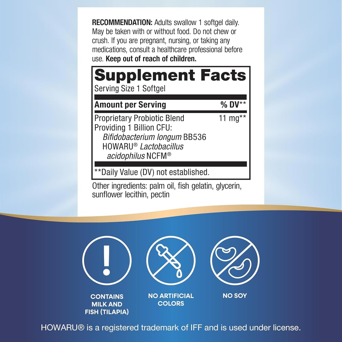Probiotic Softgels for Digestive Health