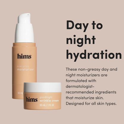 Men's Daily Hydrating Moisturizer & Anti-Wrinkle Night Cream Set