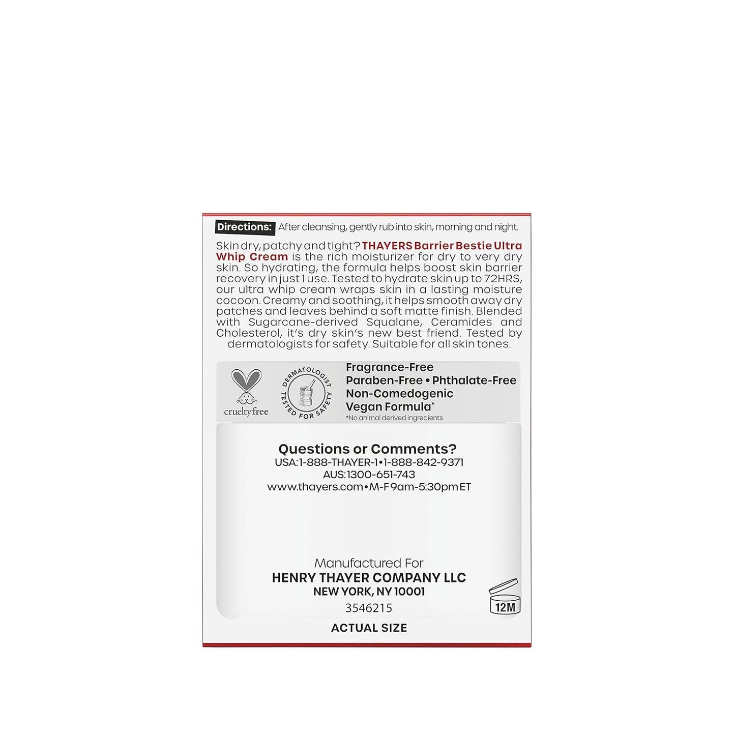 Rich Hydrating Face Whip Cream 59ml