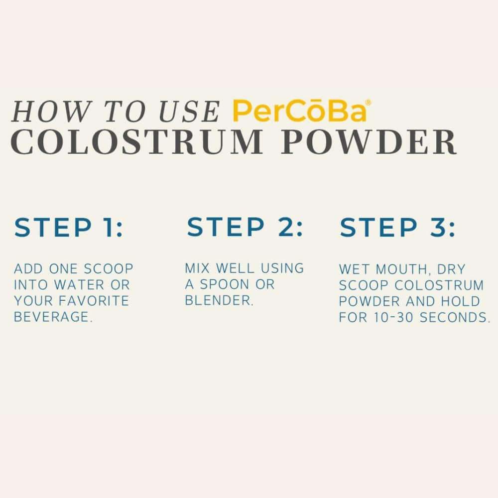 Natural Immune Boost Colostrum Powder Supplement