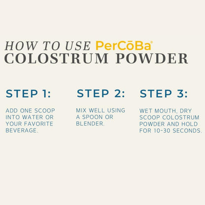 Natural Immune Boost Colostrum Powder Supplement