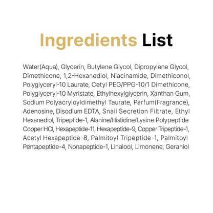 Anti Aging Serum with Snail Extract & Peptides