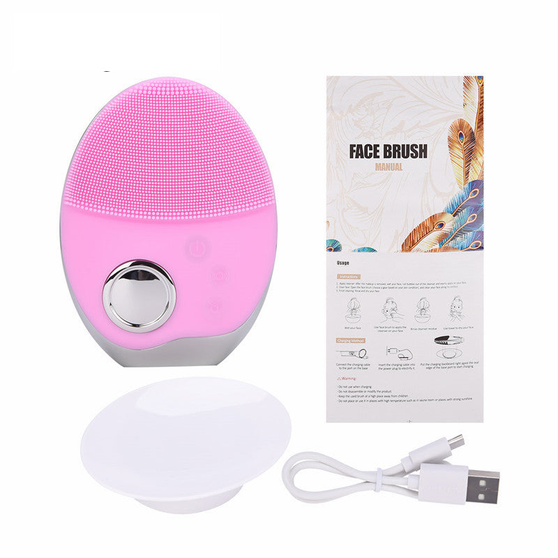 Advanced LED Facial Brush - Waterproof Silicone Face Cleanser