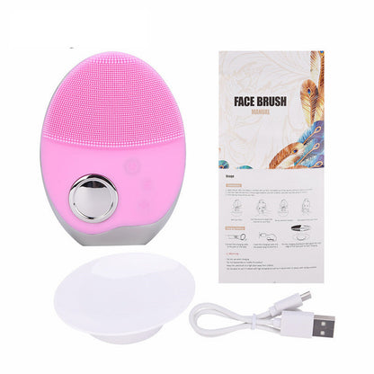 Advanced LED Facial Brush - Waterproof Silicone Face Cleanser
