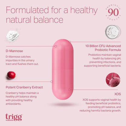 Natural Feminine Probiotics - 90 Capsules