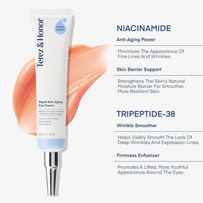 Fast Anti Wrinkle Eye Cream 15ml Reduce Dark Circles