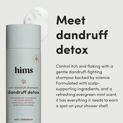 Gentle Dandruff Control Shampoo with Zinc & Argan Oil