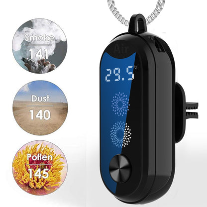 Compact Personal Air Cleaner Necklace Purifier