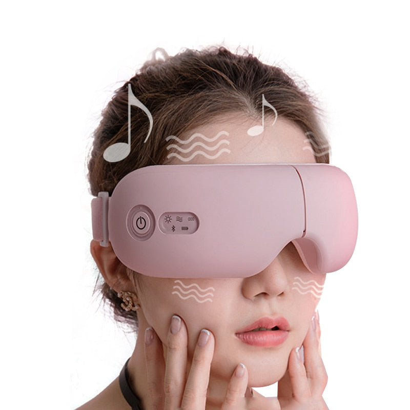 Relaxing Heated Eye Mask with Vibration Therapy - Mycosmeticslondon