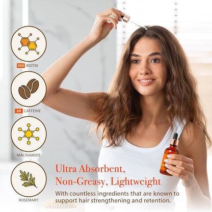 Nourishing Hair Growth Serum for Dry Scalp Treatment