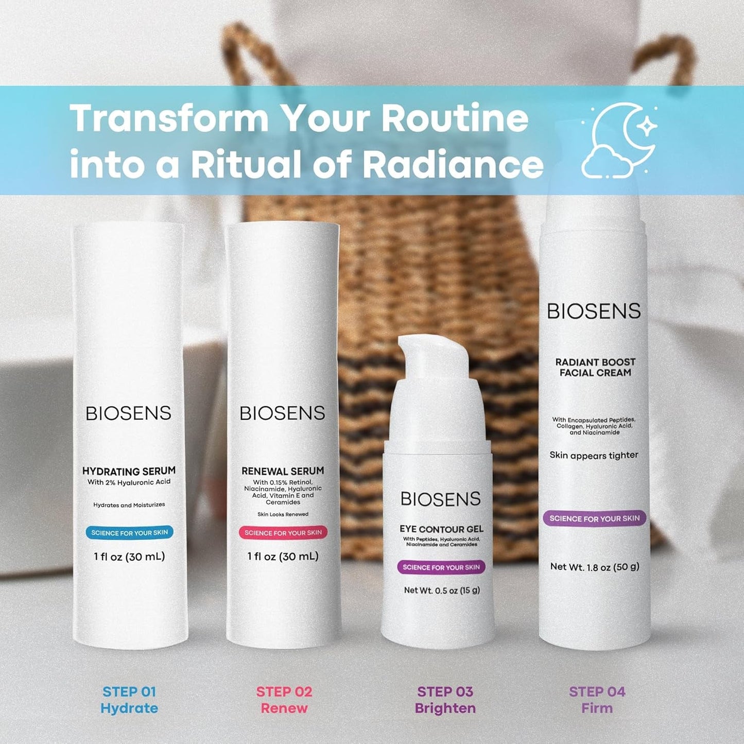 Anti Aging Face Serum - 30ml | Retinol & Niacinamide for Glowing Skin