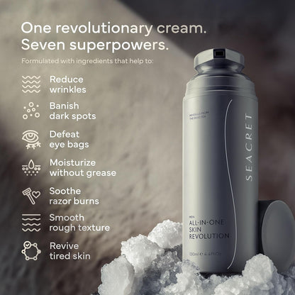 SEACRET Men Anti Aging Moisturizer Cream 130ml