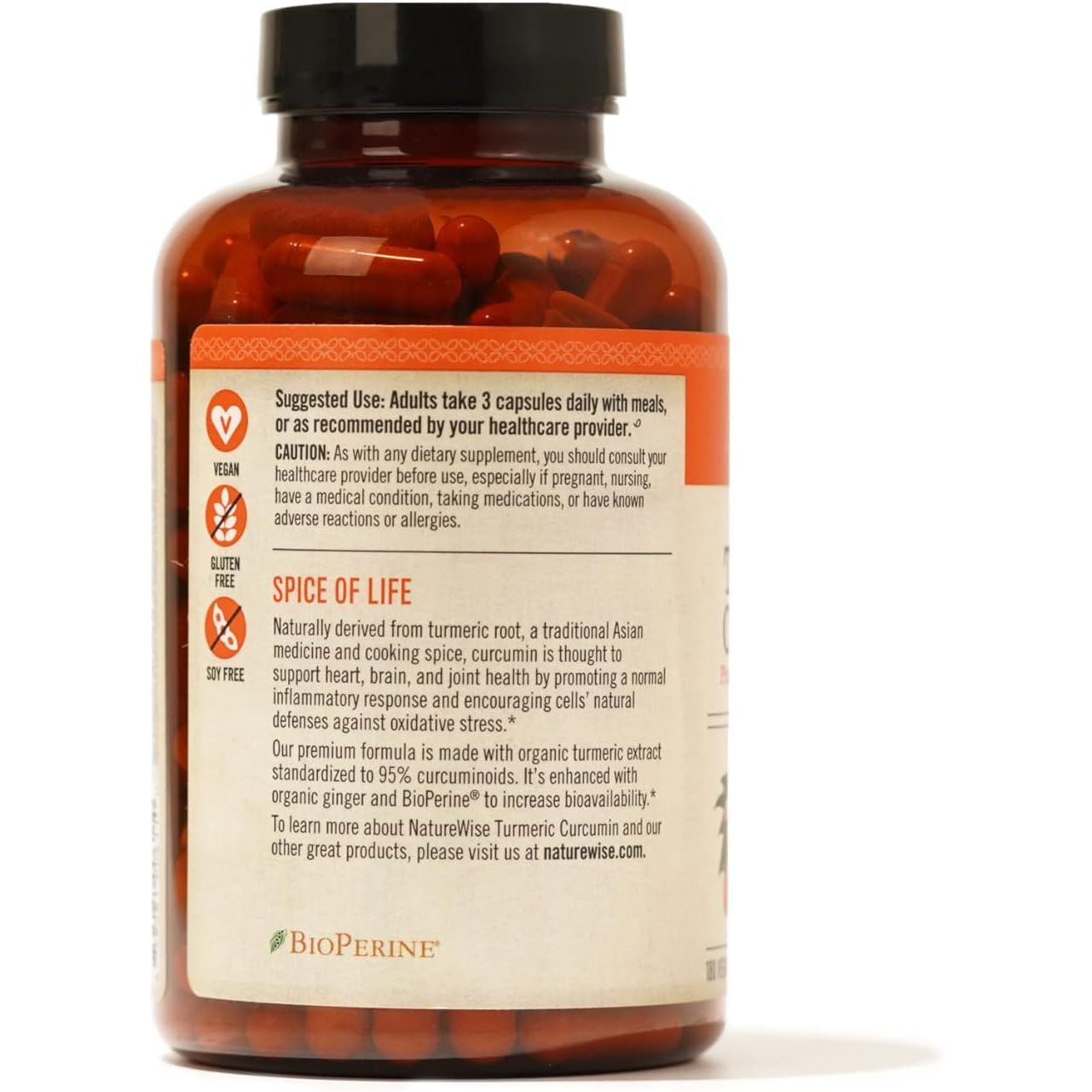 Premium Turmeric Supplement 2250mg - 180 Capsules