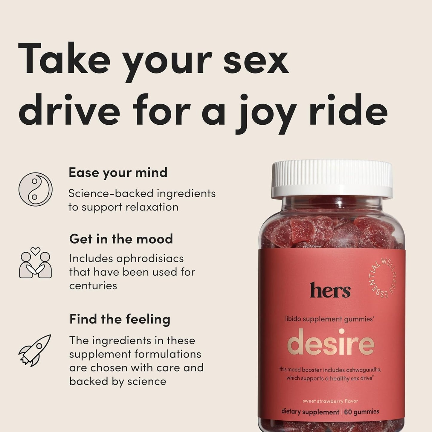 Women's Libido Booster Gummies for Desire