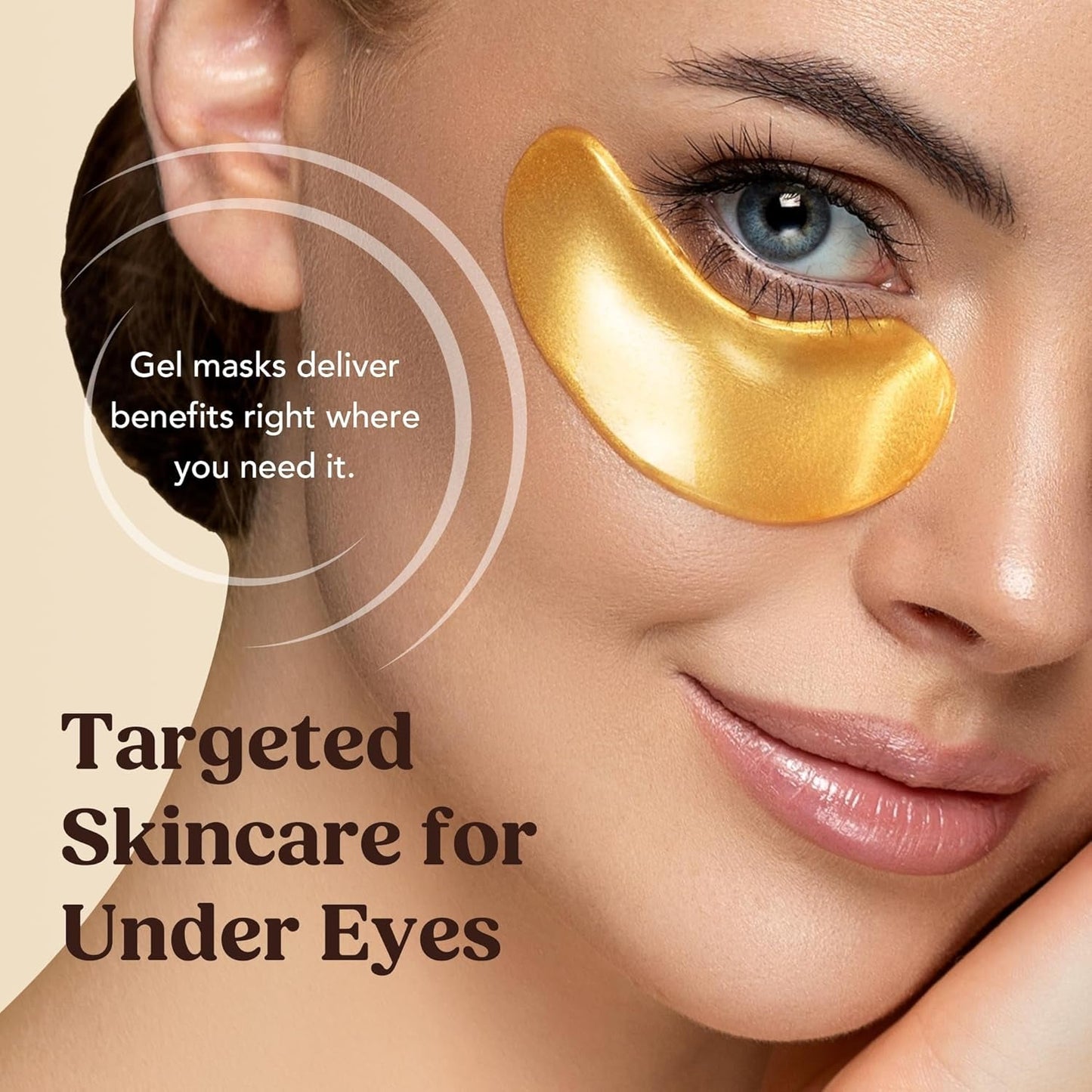 Brightening Under Eye Masks 50 Pairs - Reduce Puffiness