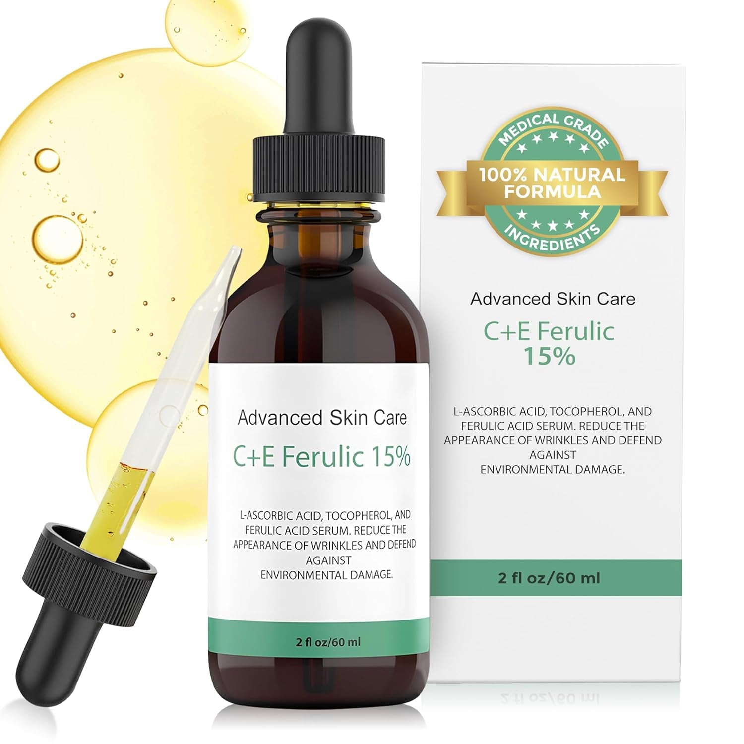 Powerful Anti Aging Vitamin C Serum 15% - 60ml - Mycosmeticslondon