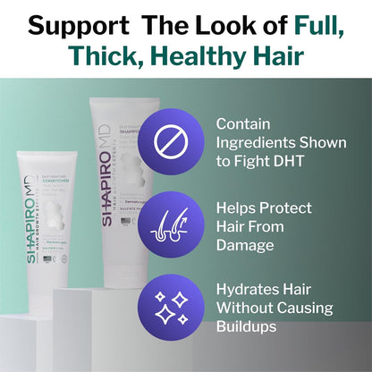 Thickening Shampoo & Conditioner Set for Stronger Hair