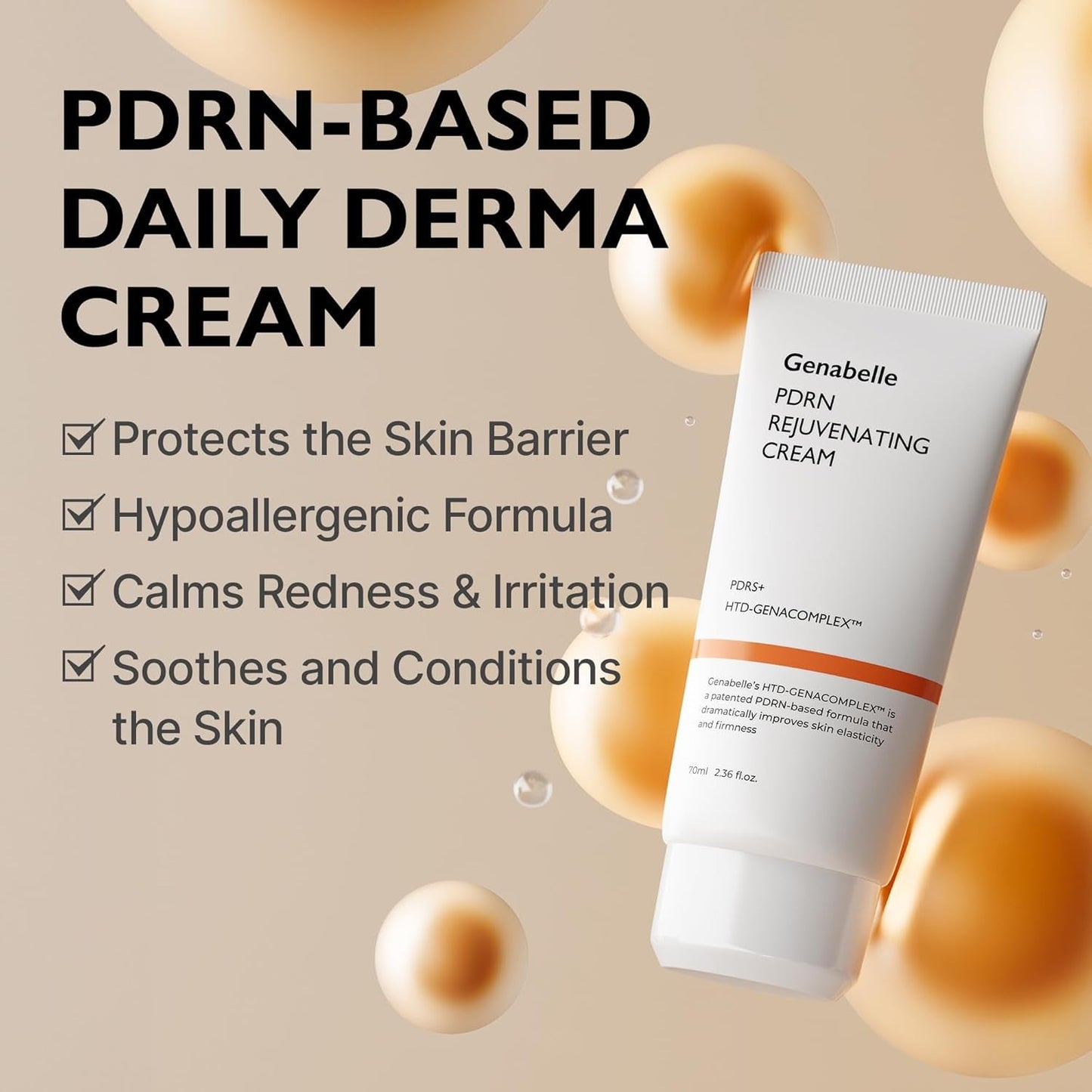 Intensive PDRN Moisturizing Cream for Radiant Skin