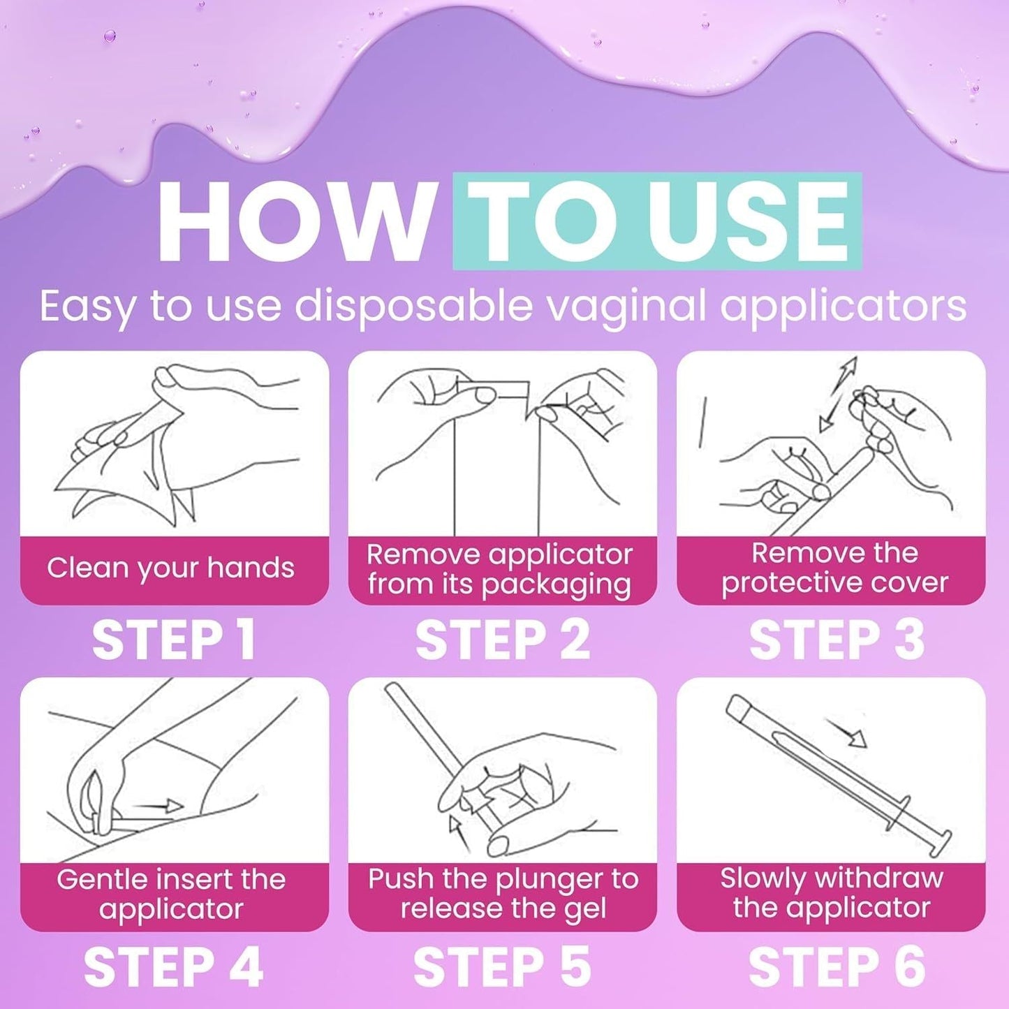 Natural Vaginal Moisturizer with 10 Pre-Filled Applicators