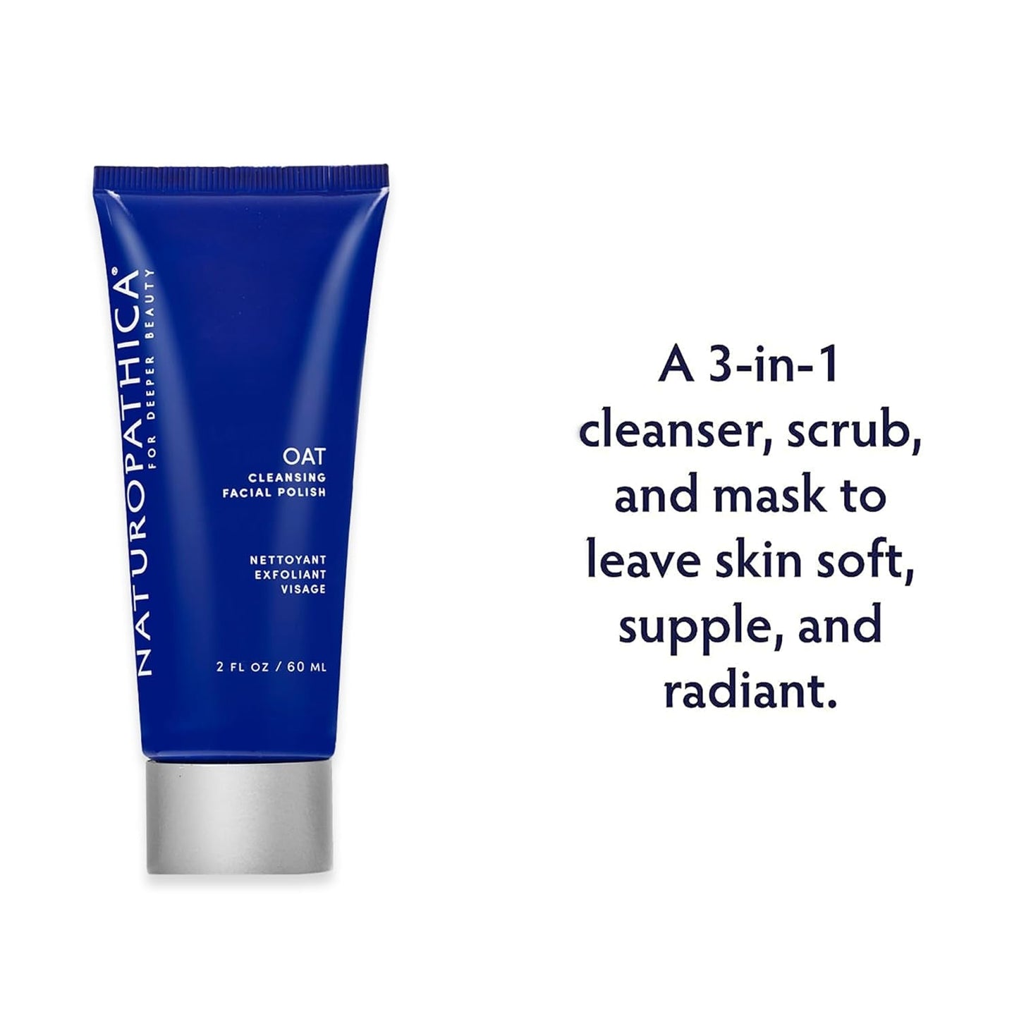 Soothing Oat Facial Exfoliator Cleanser