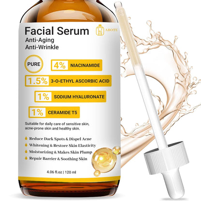 Natural Face Serum 120ml - Anti Aging Moisturizer - Mycosmeticslondon
