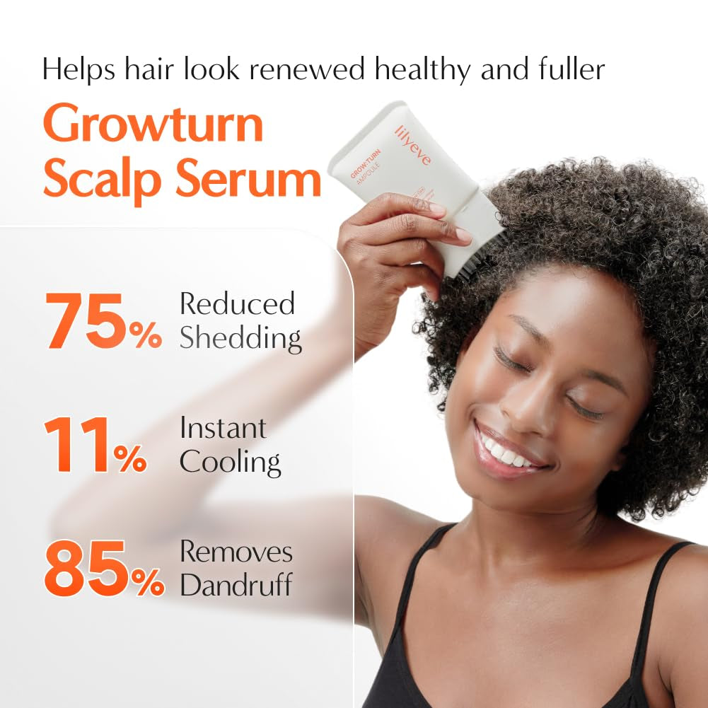Natural Hair Regrowth Serum with Applicator Brush