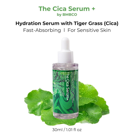 Natural Cica Face Serum 30ml - Moisturizing Calming Skin