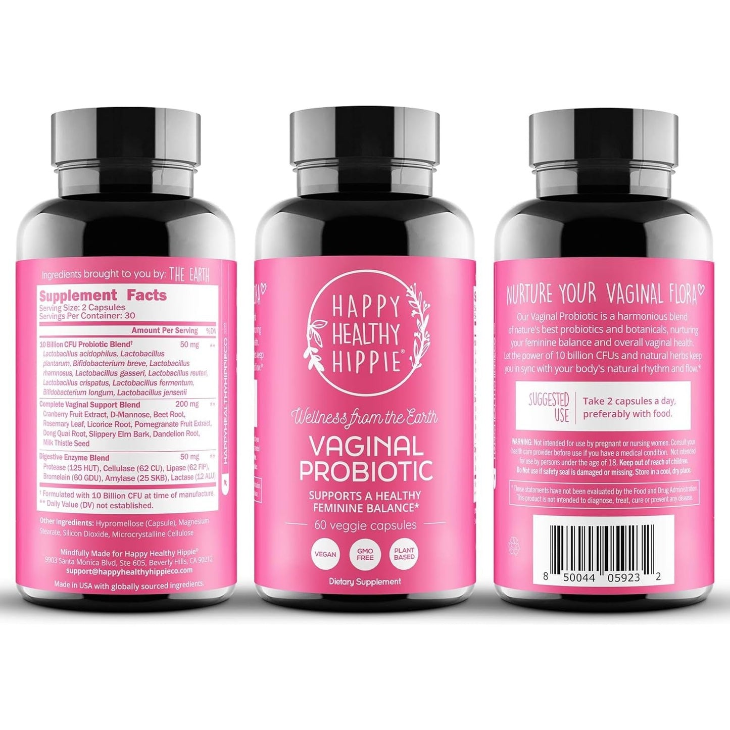 Natural Women's Probiotic for Vaginal Health & Digestion