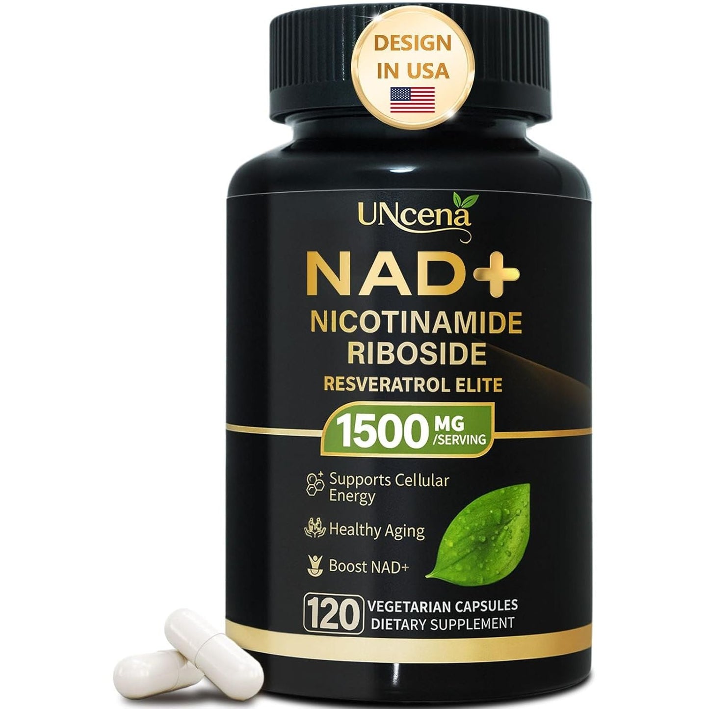 Strong NAD Booster 1500Mg 120 Capsules - Mycosmeticslondon
