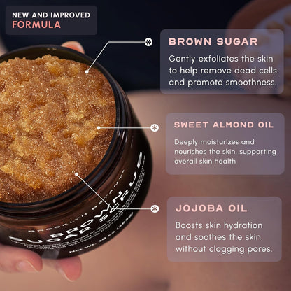 Natural Exfoliating Body Scrub with Brown Sugar