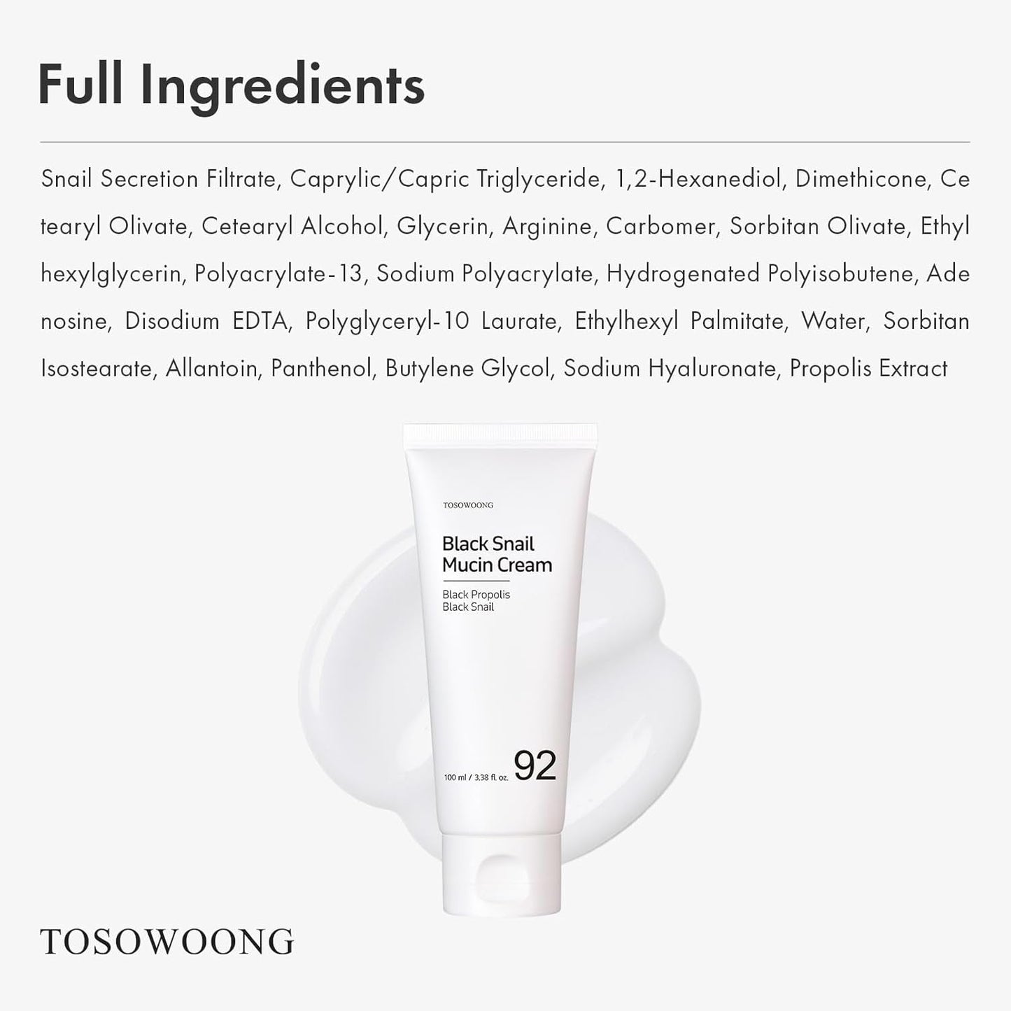 Moisturizing Snail Face Cream 100ml - Hydrating Glow