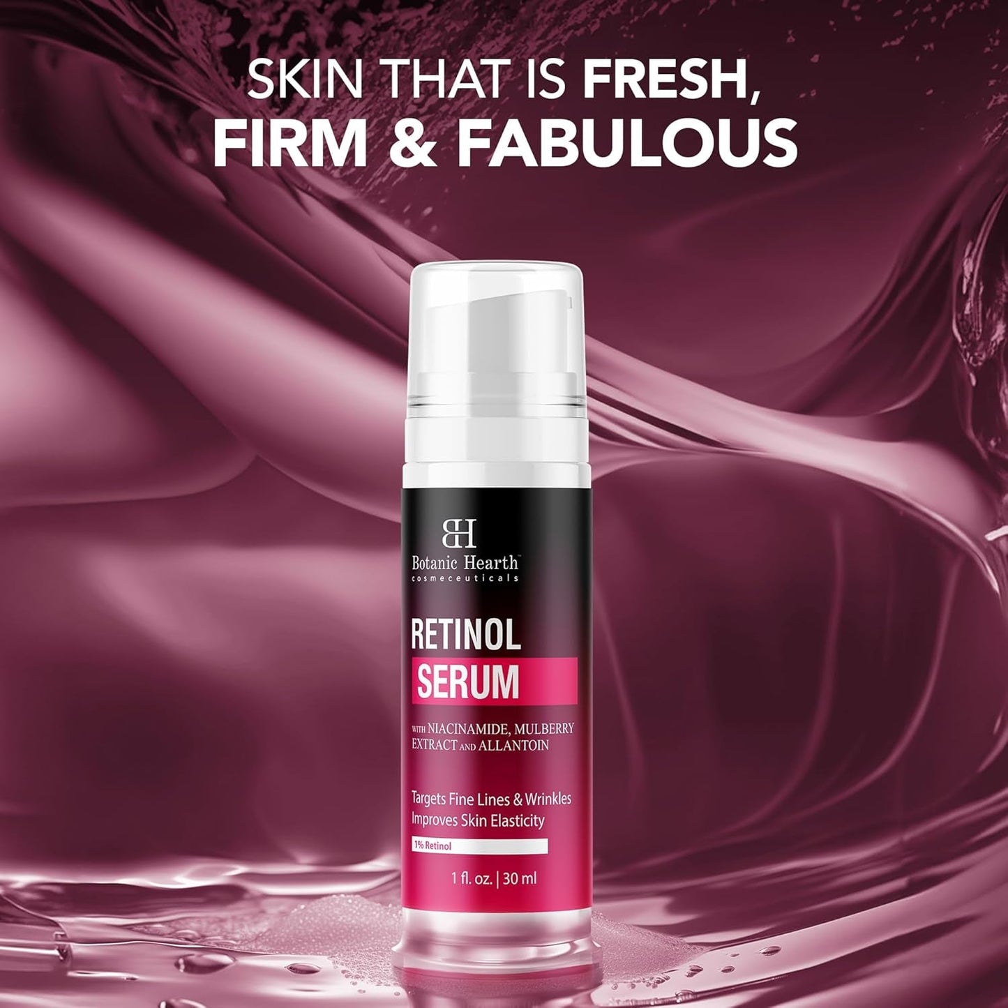 Natural Anti Aging Face Serum with Retinol 30ml