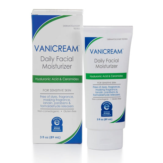 Gentle Face Cream for Sensitive Skin with Hyaluronic Acid - Mycosmeticslondon