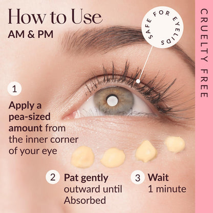 Anti Aging Eye Cream - Reduce Puffiness & Fine Lines