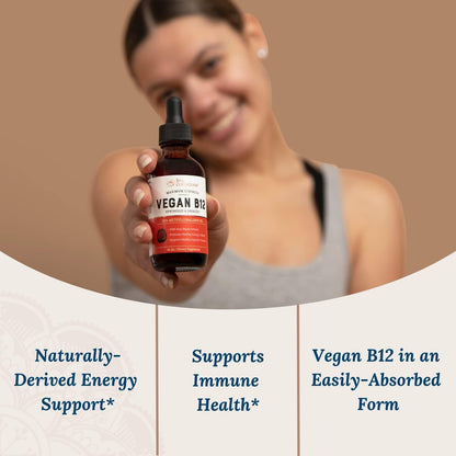 Natural Vegan B12 Supplement - Boost Energy & Immunity
