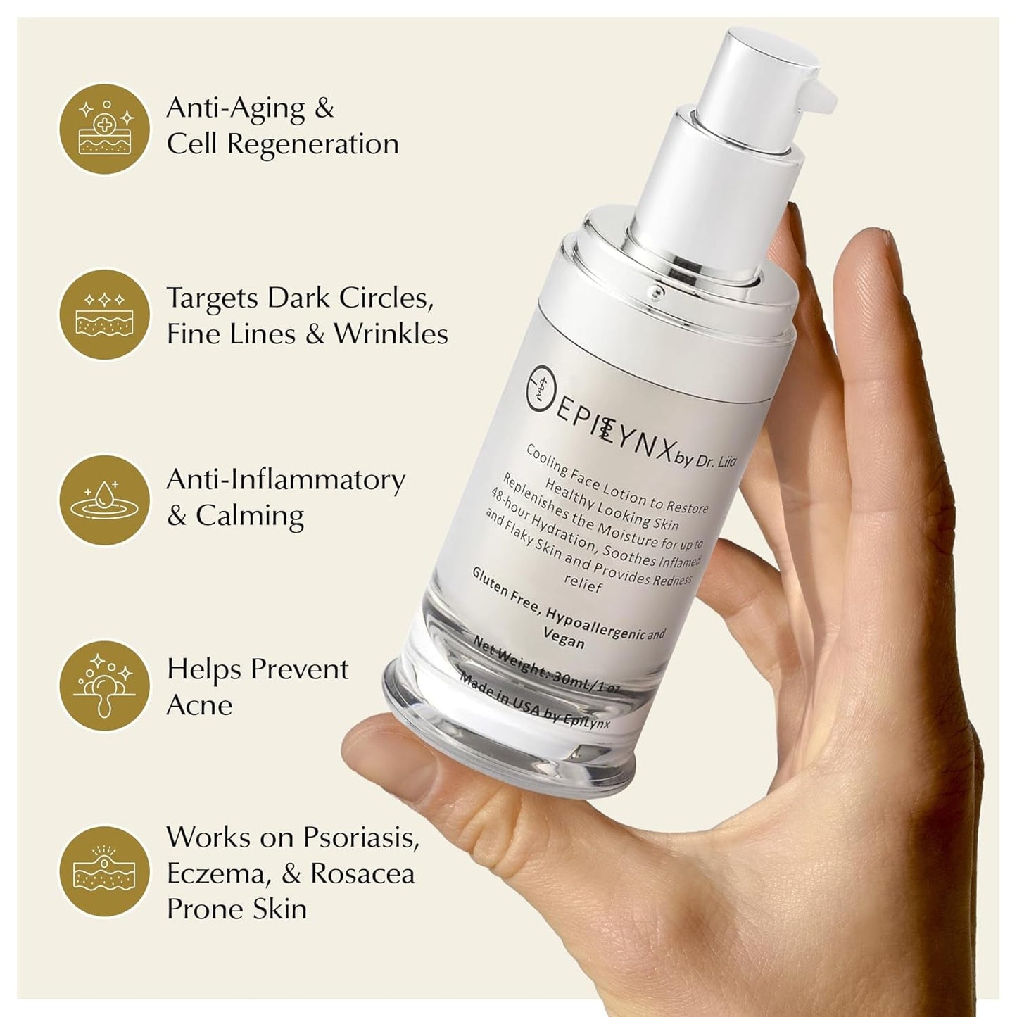 Gentle Daily Face Cream - 30ml | Non Greasy, Long Lasting