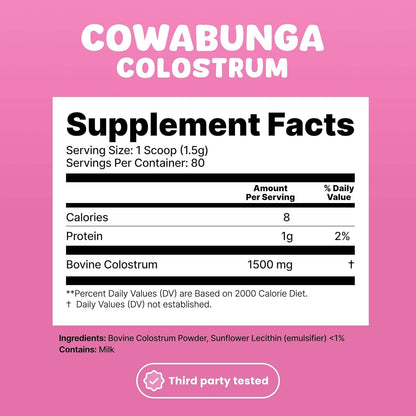 Premium Colostrum Powder for Immune System Boost