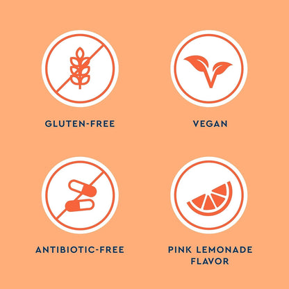 Natural UTI Relief Drink Mix, Pink Lemonade Flavor