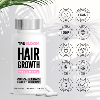 Natural Hair Growth Supplements for Thicker Hair
