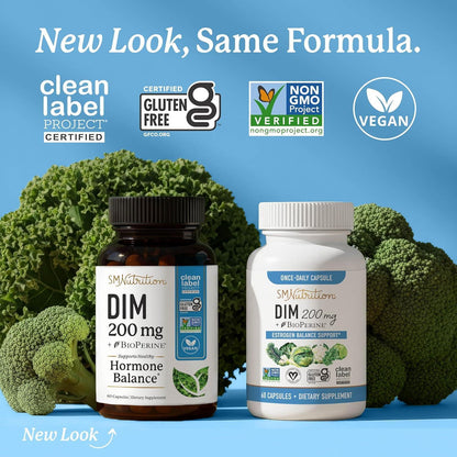 Natural Estrogen Support DIM Capsules for Women 200mg