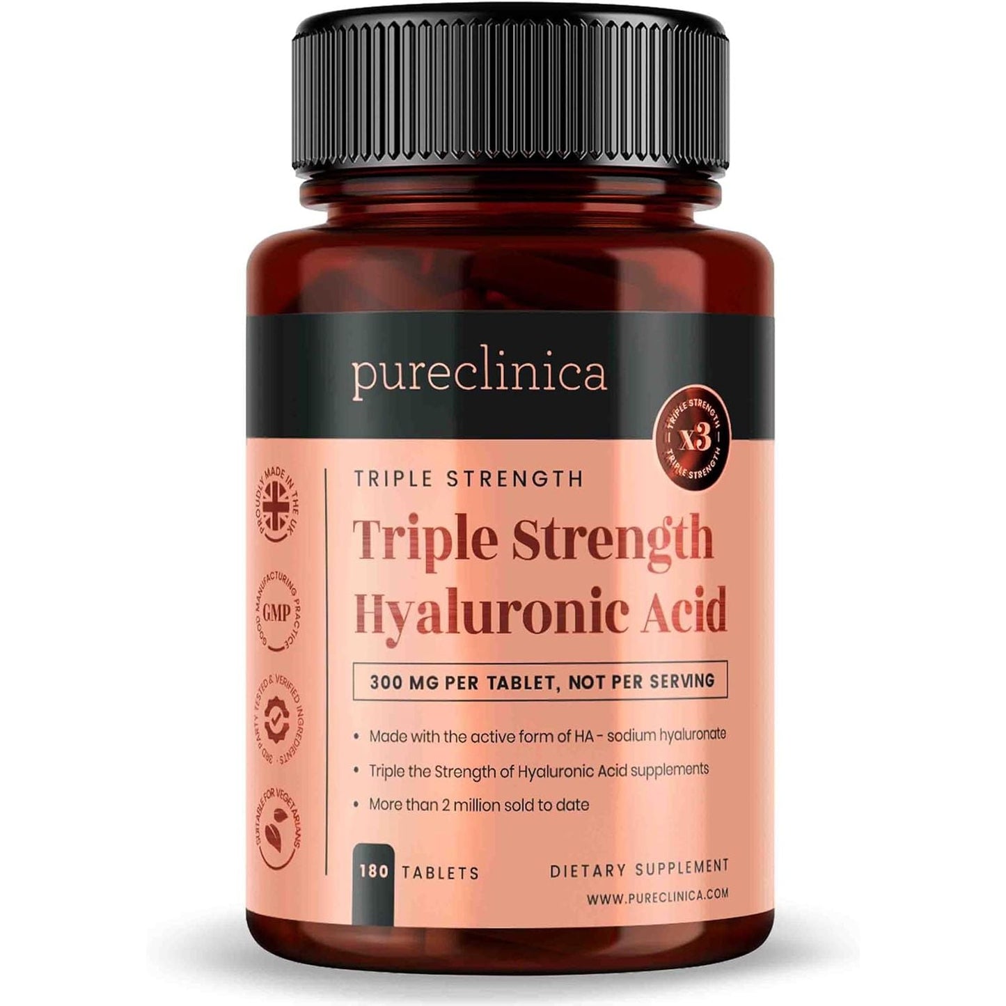 Intensive Hydrating HA 180 Tablets  Plump Skin Supplement - Mycosmeticslondon