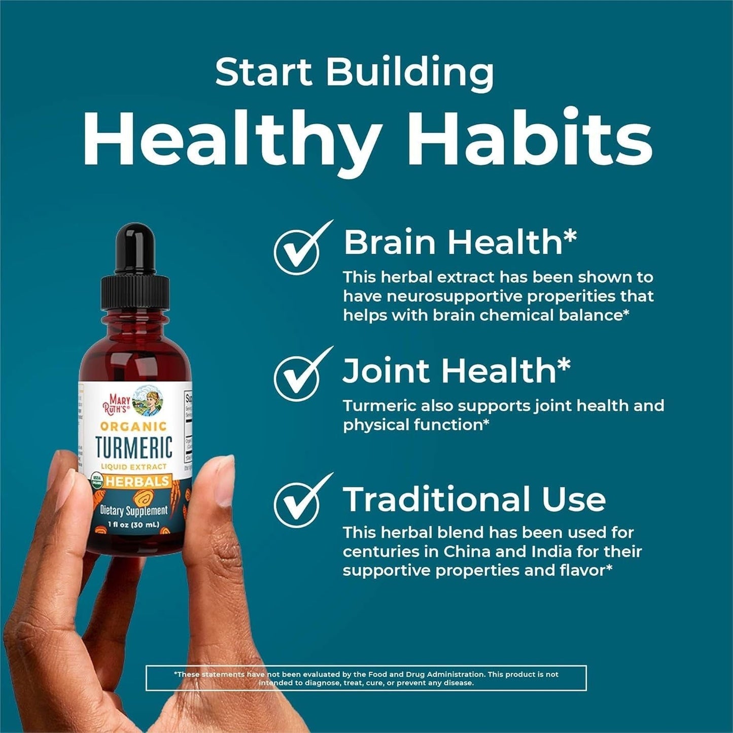 Natural Turmeric Extract Supplement for Immune Support
