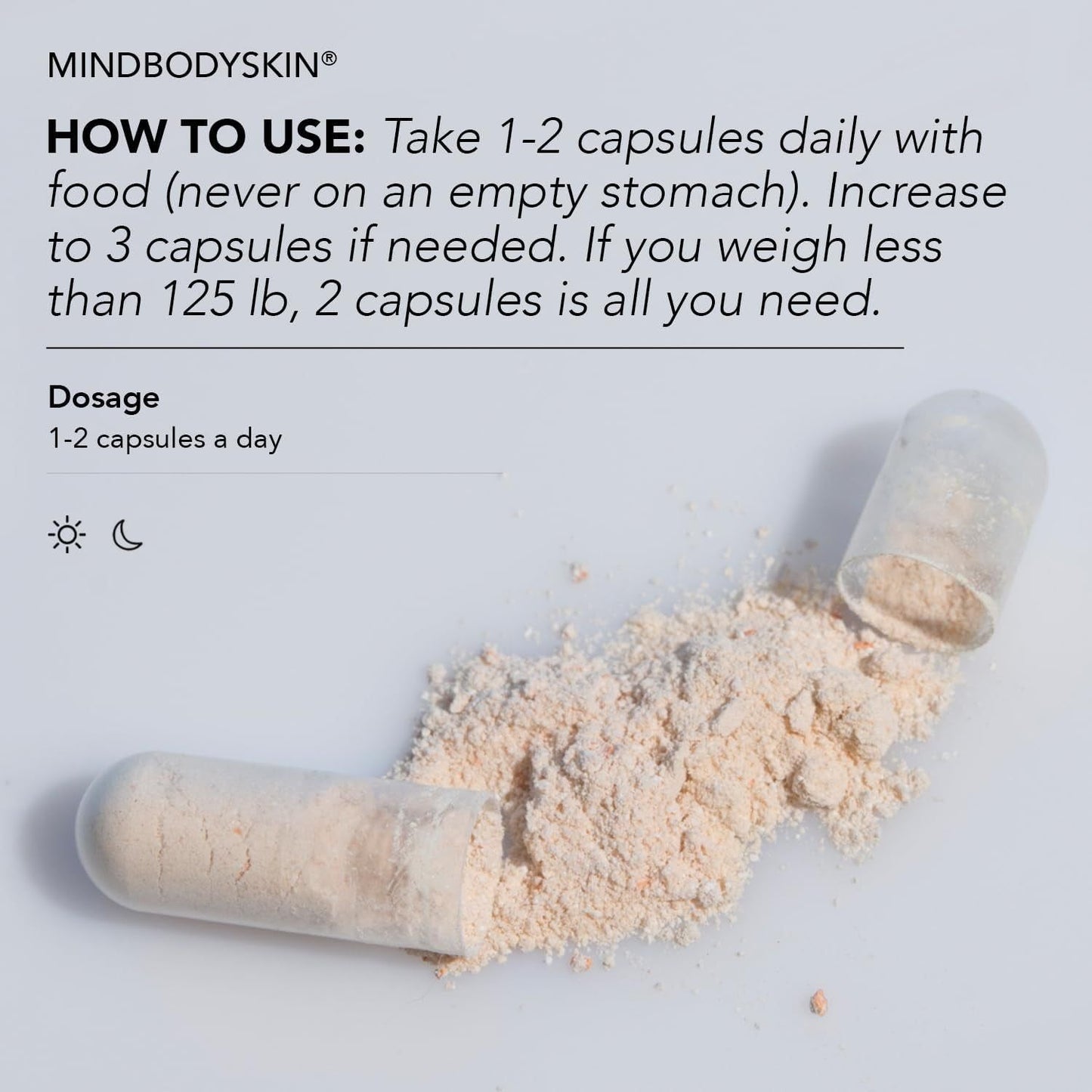 Natural Vitamin for Acne Relief and Mood Support Capsules