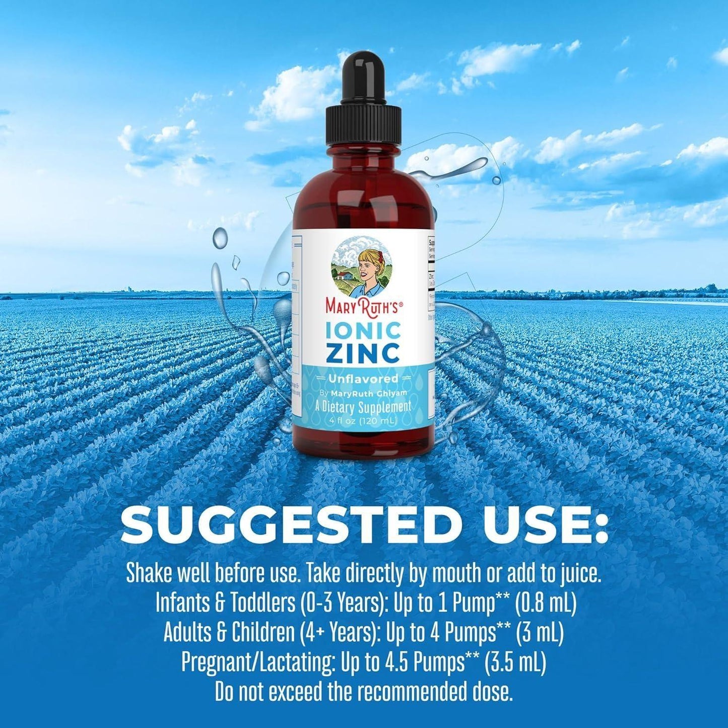Natural Zinc Liquid Supplement for Immune Health