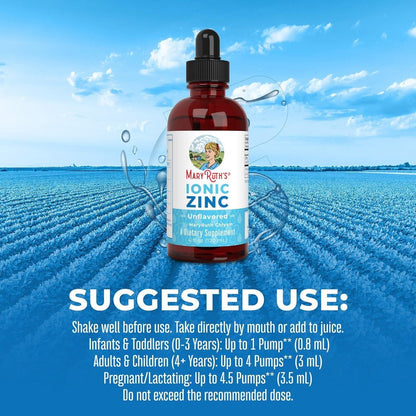 Natural Zinc Liquid Supplement for Immune Health