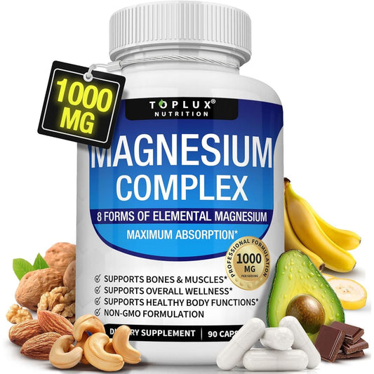 High Strength Magnesium Tablets for Energy and Fitness - Mycosmeticslondon