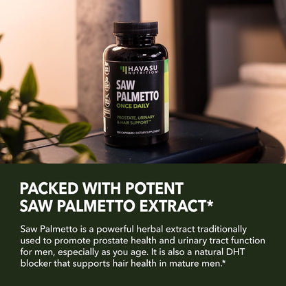 Saw Palmetto Supplement for Prostate and Hair Health