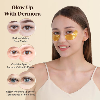 Brightening Under Eye Masks 50 Pairs - Reduce Puffiness